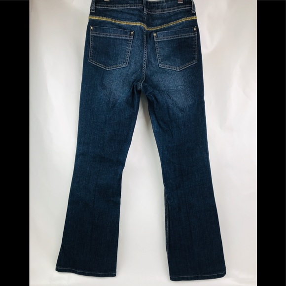 CACHE Premium Golden Stitch Jeans Sz 6 - Picture 6 of 7